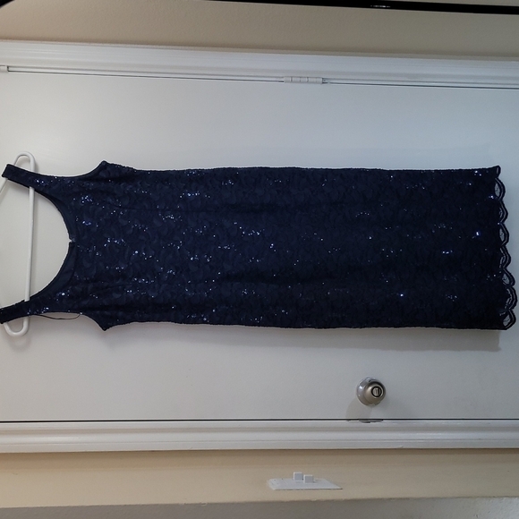 Alex Evenings Lace Sequence Evening Dress Size 12 - Picture 1 of 8